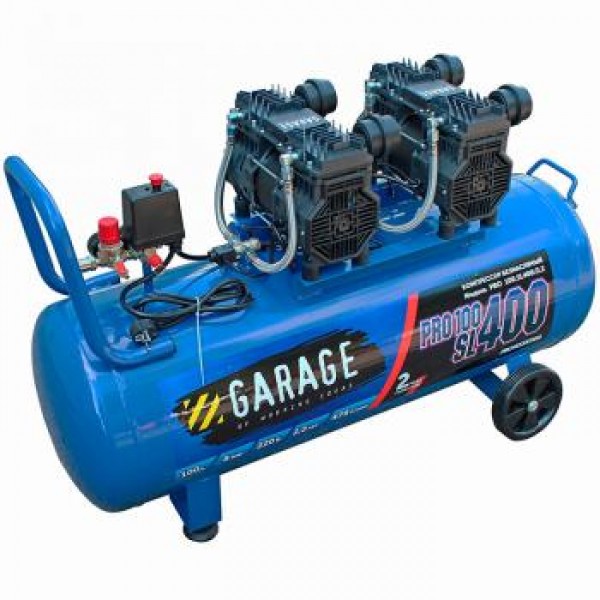 Компрессор безмасляный Garage PRO 100.SL400/2.2 8889050