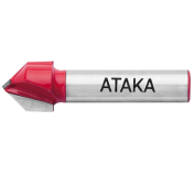 Фреза Атака 112127 пазовая галтельная V-образная 90