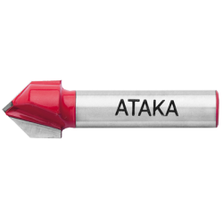 Фреза Атака 111095 пазовая галтельная V-образная 90