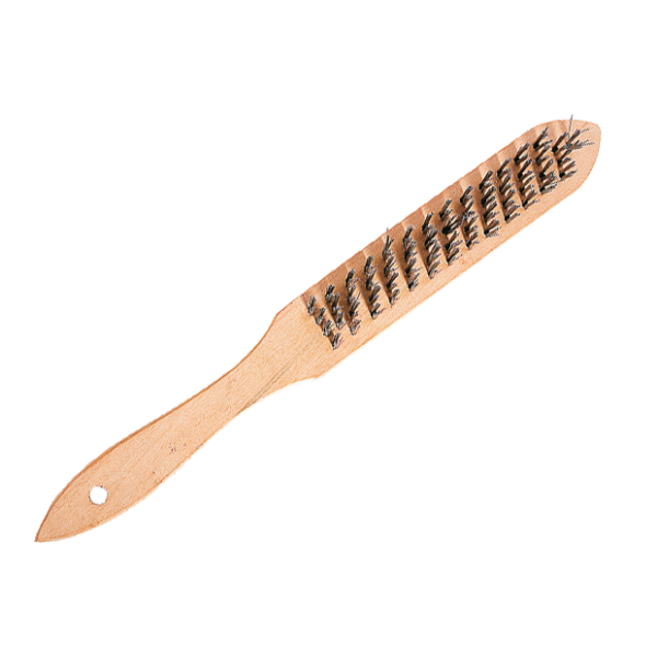 Щётка №138 713303 с деревянной ручкой 3-х рядная 26592