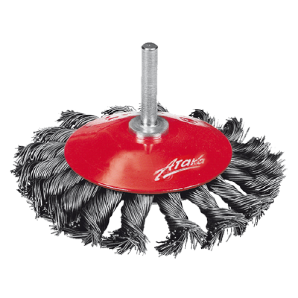 Щётка №103; 1207506135 d-75 для дрели вогнутая,витая 22392