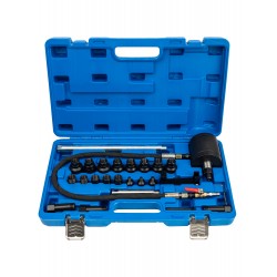 Съемник дизельных форсунок пневматический, 21 адаптер в комплекте VR50257