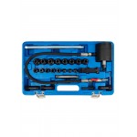 Съемник дизельных форсунок пневматический, 21 адаптер в комплекте VR50257