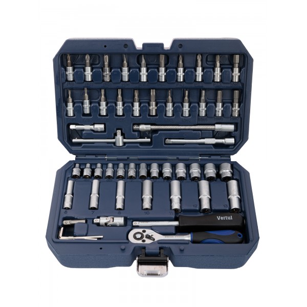 Набор инструментов Vertul 53 предмета 1/4″ VR053