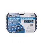 Набор инструментов Vertul 53 предмета 1/4″ VR053