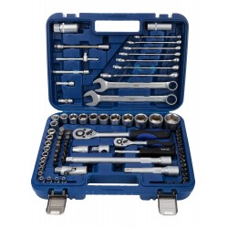 Набор инструментов Vertul 82 предмета 1/4″, 1/2″ VR082