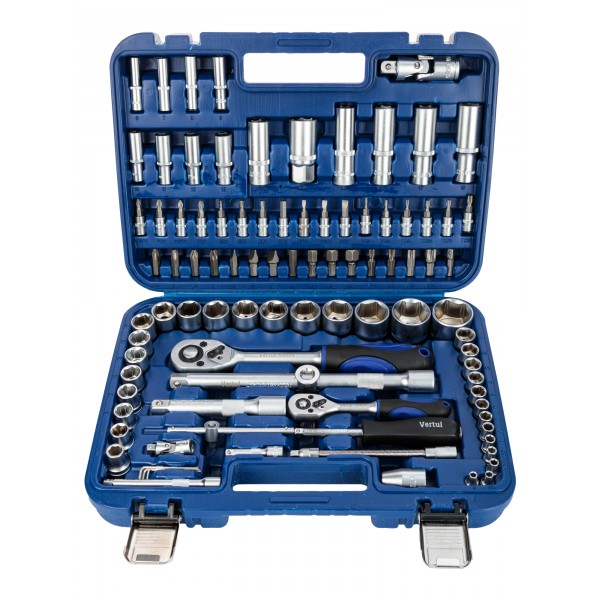 Набор инструментов Vertul 94 предмета 1/4″, 1/2″ VR094