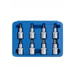 Набор головок со вставкой TORX с отверстием 1/2″, длина 55 мм, 8 пр. VR50189
