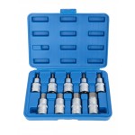Набор головок 1/2″ со вставкой шестигранной, длина 55 мм, 9 пр. VR50193