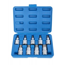 Набор головок 1/2″ со вставкой шестигранной, длина 55 мм, 9 пр. VR50193