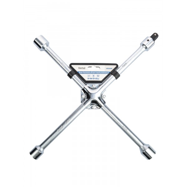 Ключ баллонный крестовой усиленный 17×19×21×22мм / 1/2″ VR50400