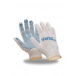 Перчатки х/б с ПВХ 10 класс вязки 5 нитей Vertul VR99999