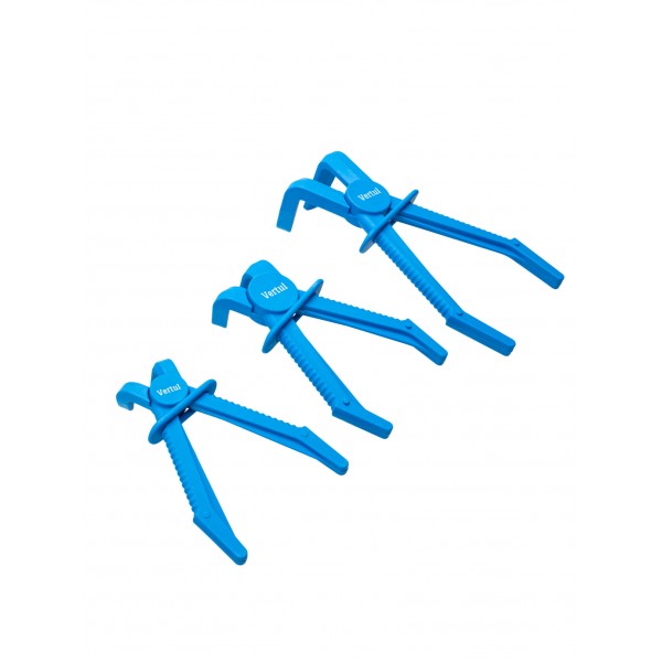 Набор загнутых зажимов для пережатия шлангов с пружиной 3 пр. VR50361
