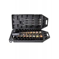 Съемник сайлентблоков гидравлический 49 предметов VR50370