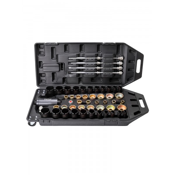 Съемник сайлентблоков гидравлический 49 предметов VR50370