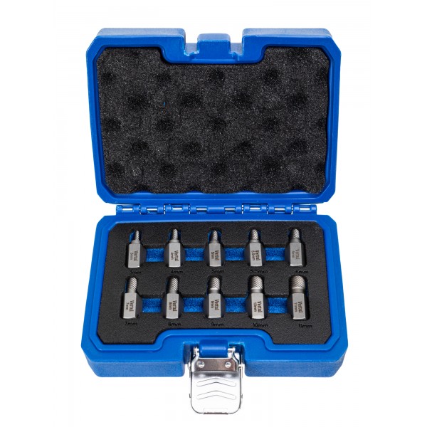 Набор экстракторов для извлечения сломанных болтов 10 пр. VR50385