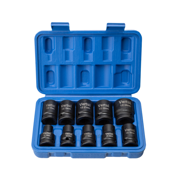 Набор ударных головок 1/2″ 10 пр. 10-24 мм VR83010