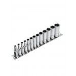 Набор головок удлиненных 1/4″ шестигранных 13 предметов 4-14 мм Vertul VR50563