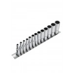 Набор головок удлиненных 1/4″ двенадцатигранных 13 предметов 4-14 мм Vertul VR50566