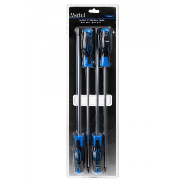 Набор длинных отверток TORX T20-T40 300 мм Vertul VR98304