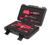 Набор инструментов для электроустановок с изоляцией 1000V 9 предметов в кейсе JTC
