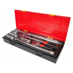Набор головок торцевых для свечей зажигания (трещотки,удлинит.,головки) в кейсе 8 предметов JTC