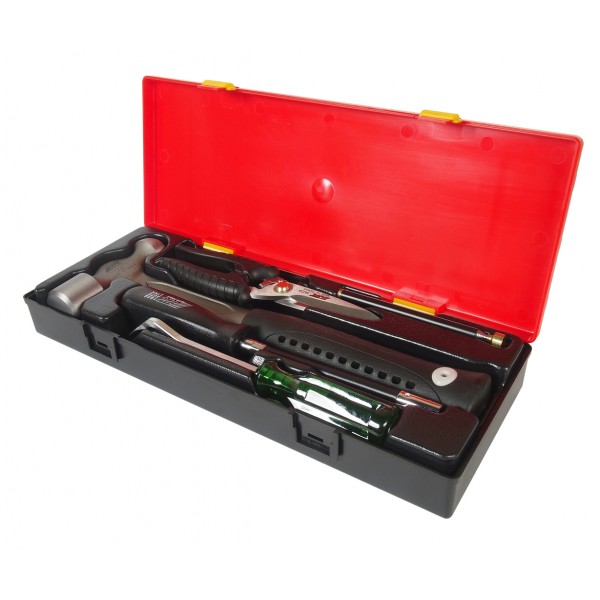 Набор инструментов 5 предметов слесарно-монтажный (молоток,ножницы,отвертка) в кейсе JTC JTC-K8051