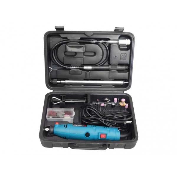 Гравировальная машинка электрическая Forsage electro  с набором аксессуаров, 220V, 150W, цанга 2.4-3.2мм, 8000-30000об/мин (в кейсе) GM10-150E