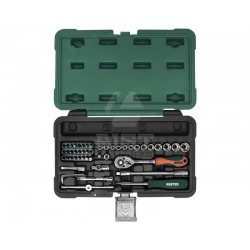 Master 208150-M Набор инструмента 50 предметов, (1/4", 6-гранный, 4-14 мм), в пластиковом кейсе