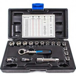 Набор торцевых головок проходных с аксессуарами 13мм 17пр. LICOTA ALK-1005P