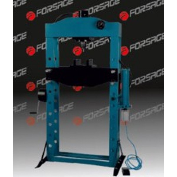 Forsage Пресс гидравлический с манометром напольный 75т, ручной/пневмо привод (раб. высота:0-1100мм, раб. ширина:800мм, раб. стол:270х800мм,ход штока:280мм) F-75021