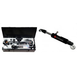 F71001 Набор гидравлического оборудования для кузовных работ 10т + цилиндр обратного действия, в метал. кейсе