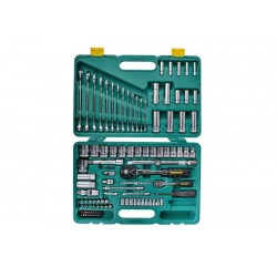 НАБОР ИНСТРУМЕНТА 112 ПР. AIST 4094112B (1/4"+1/2", "ML"-ГР., 4-32ММ, 5/32"-1.1/4", Е5-40)