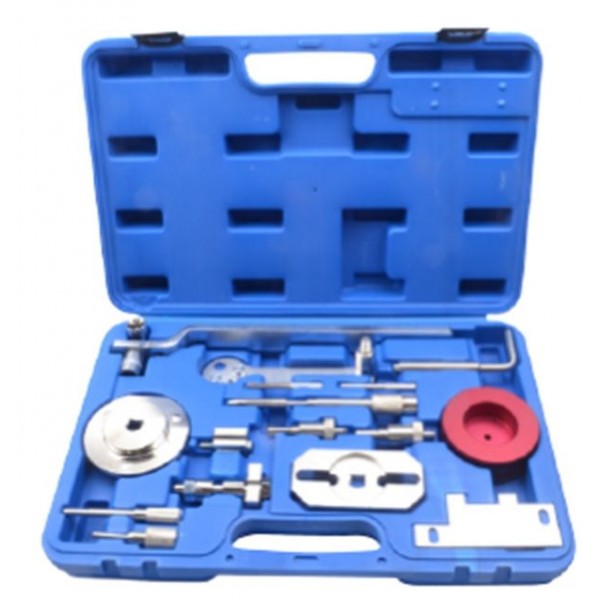 Набор фиксаторов для двигателей IVECO, FORD,Citroen, Peugeot, Fiat, 16пр. (2.2L, 2.3L, 3.0L), в кейсе ROCK FORCE RF-40131217 