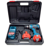 Шуруповерт аккумуляторный Forsage electro CDM12V-Ni-cd (12 V, 0-350/1200 об/мин, max ф 10 мм, 30 Nm, 2АКБx 1.5 Ah Ni-cd)