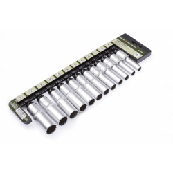 НабНабор головок 12-гр. длинных 12шт.  ДЕЛО ТЕХНИКИ 622320