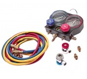 JTC-1509 Манометрический коллектор с подсветкой для систем R12, R132A, R22.