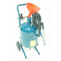 Передвижной пескоструйный аппарат напорного типа Forsage F-SB5 (бак 19л, 170-566л/мин, 4-8,5атм)