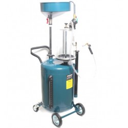 F-HC-2197 Forsage Маслоотсос пневматический передвижной с предкамерой,воронкой для слива масла и комплектом щупов ,90л