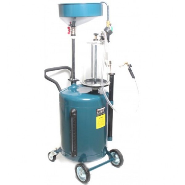 Forsage Маслоотсос пневматический передвижной с предкамерой,воронкой для слива масла и комплектом щупов ,90л F-HC-2197