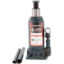 F-T90804 Forsage Домкрат бутылочный  8 т с клапаном (h min 200мм, h max 385мм)