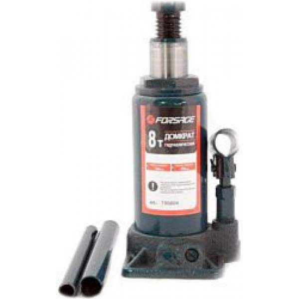 Forsage Домкрат бутылочный  8 т с клапаном (h min 200мм, h max 385мм) F-T90804