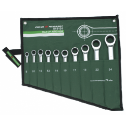 Набор ключей комб.трещоточных 10 шт.ДЕЛО ТЕХНИКИ 515101