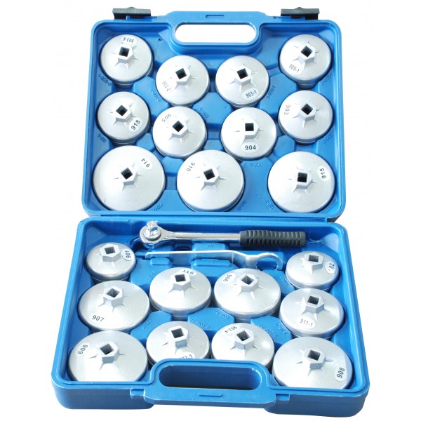 Съемники топливных фильтров алюминиевые (23 предмета) MHR04111