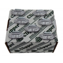 Грузик балансировочный для стального диска 20 гр. CLIPPER 0220 (НАБОР 100 ШТ.)