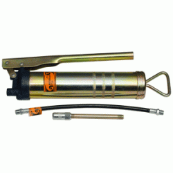 Шприц рычажно-плунжерный 300мл (гибкий шланг/трубка) (АвтоDело) 42024