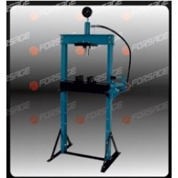 F-12002 Forsage Пресс гидравлический с манометром напольный 12т, (рабочая высота: 0-900мм, рабочая ширина: 475мм, рабочий стол: 180х475мм, ход штока: 135мм)