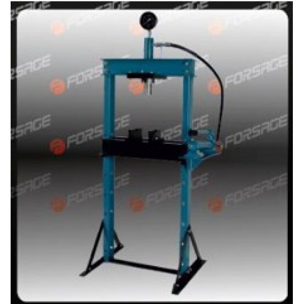 Forsage Пресс гидравлический с манометром напольный 12т, (рабочая высота: 0-900мм, рабочая ширина: 475мм, рабочий стол: 180х475мм, ход штока: 135мм) F-12002