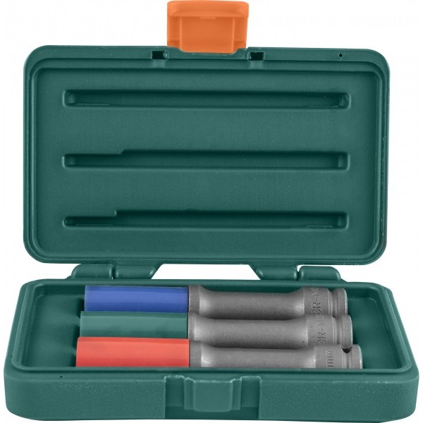 JONNESWAY  Набор торцевых ударных тонкостенных головок для колесных дисков 17,19,21 мм. S18AD4103S