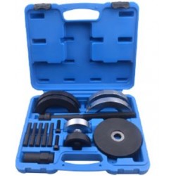 Набор приспособлений  для замены ступичных подшипников : 72мм AUDI A2,SEAT: Ibiza, SKODA: Fabia,VW: Polo,Fox.(14пр.) в кейсе ROCK FORCE RF-921T1